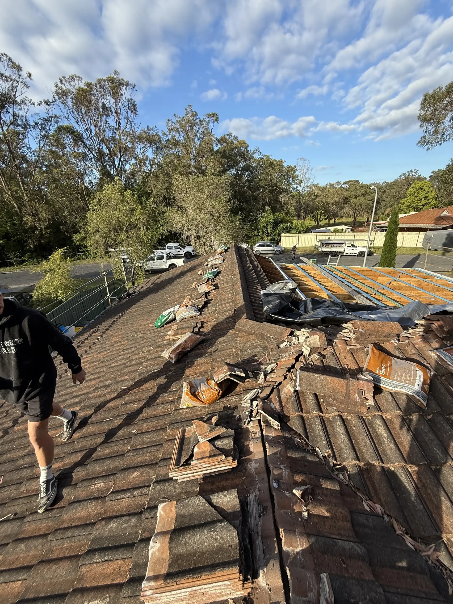 Colorbond re-roof by Auzsheet Roofing