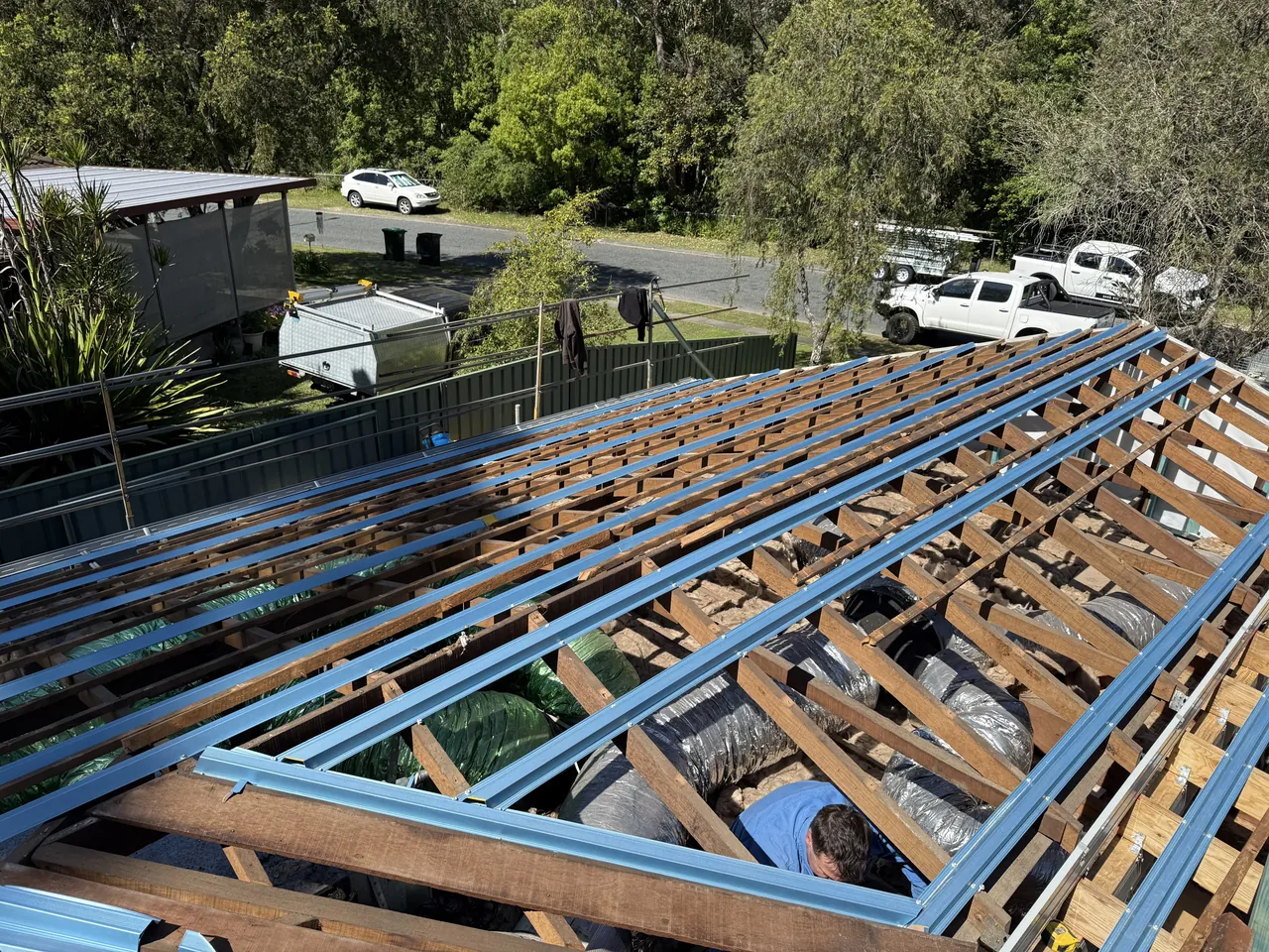 New Colorbond roof by Auzsheet Roofing in Newcastle