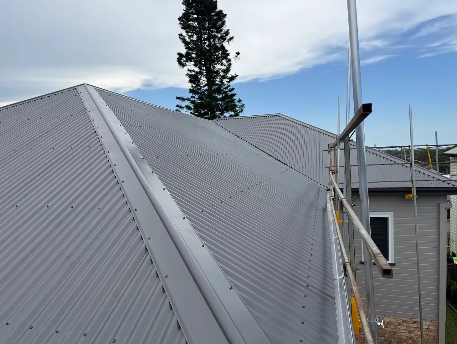 Metal roofing project by Auzsheet Roofing